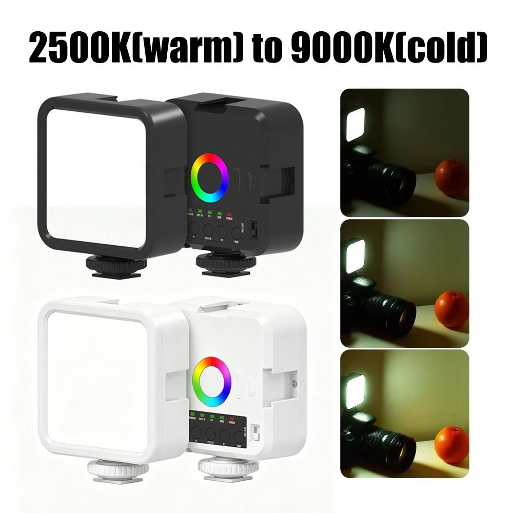 Photography Videos Free - مصباح فيديو LED قابل لإعادة الشحن،