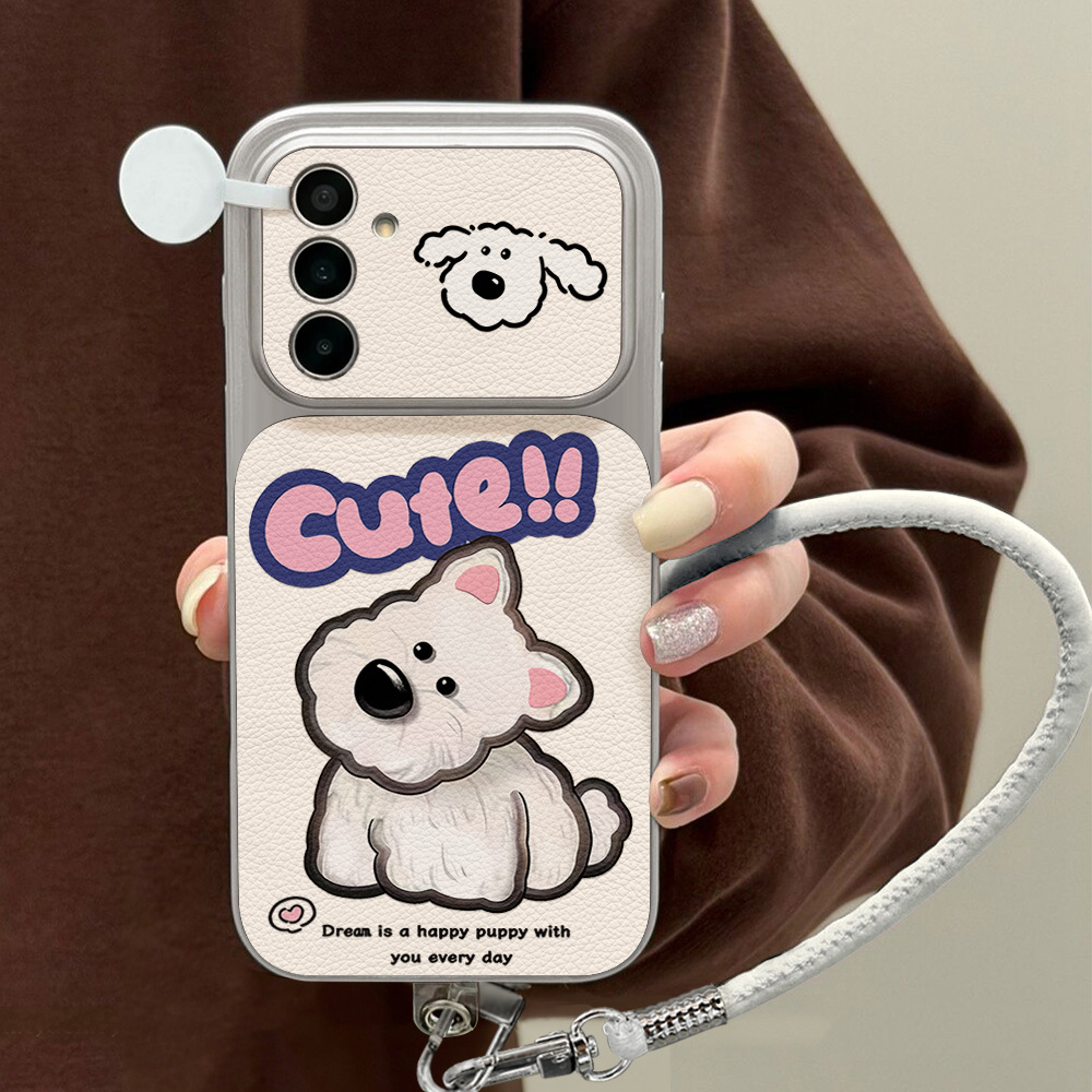 غطاء هاتف لطيف بتصميم كلب كرتو - مراجعة Camera Wrist Strap وسعره