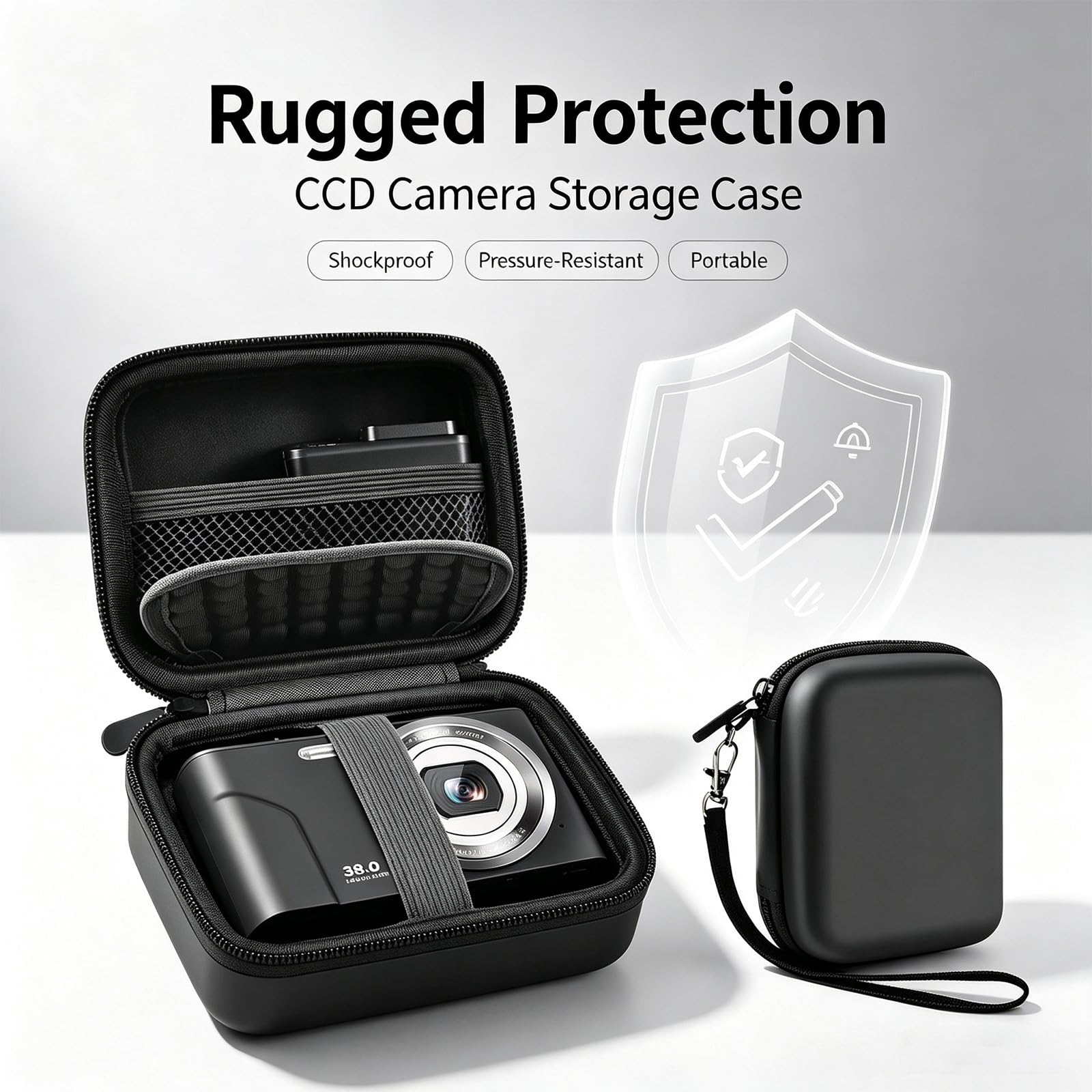 حافظة كاميرا رقمية بتقنية CCD، - مراجعة Camera Wrist Strap وسعره