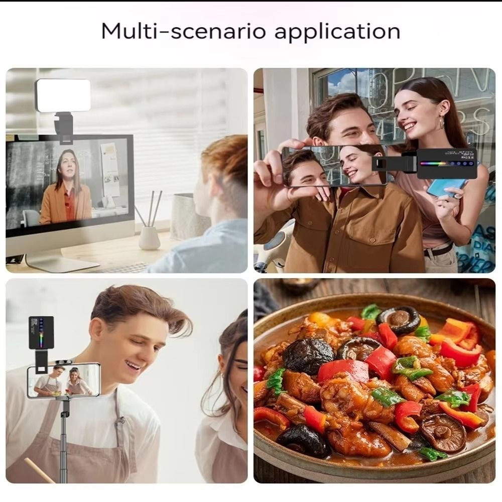 مصباح فيديو LED RGB قابل للتعت - مراجعة Photography Videos Free وسعره